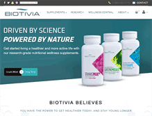 Tablet Screenshot of biotivia.com